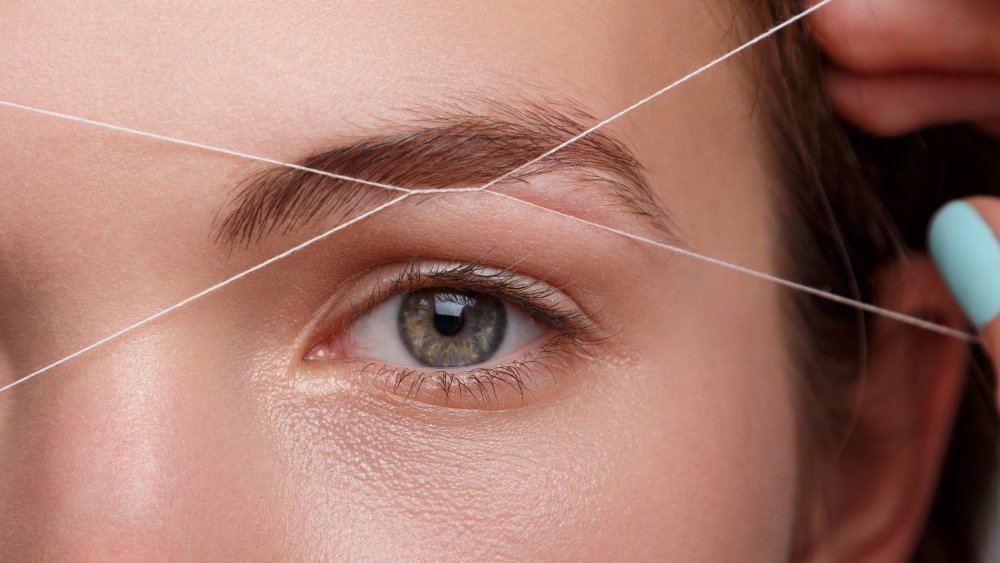 Eyebrow shaping